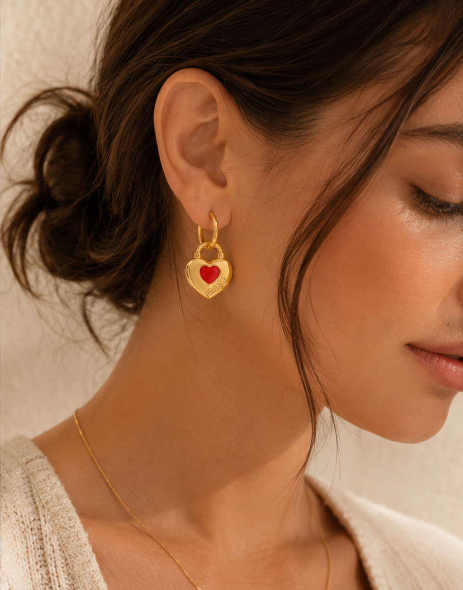 Amore Lock Hoops
