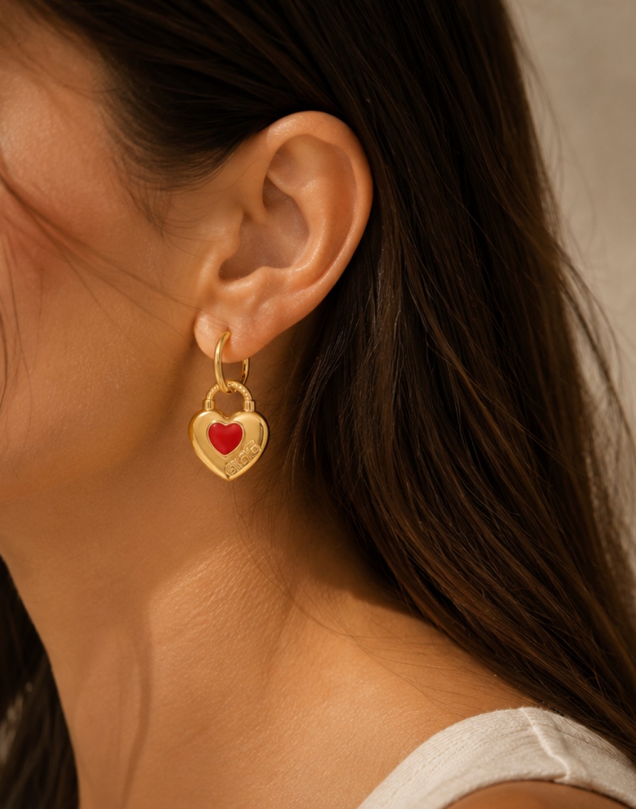 Amore Lock Hoops