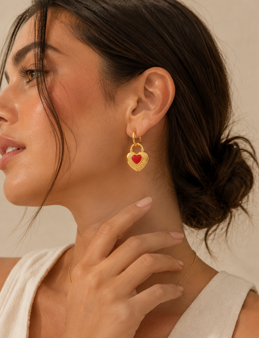 Amore Lock Hoops